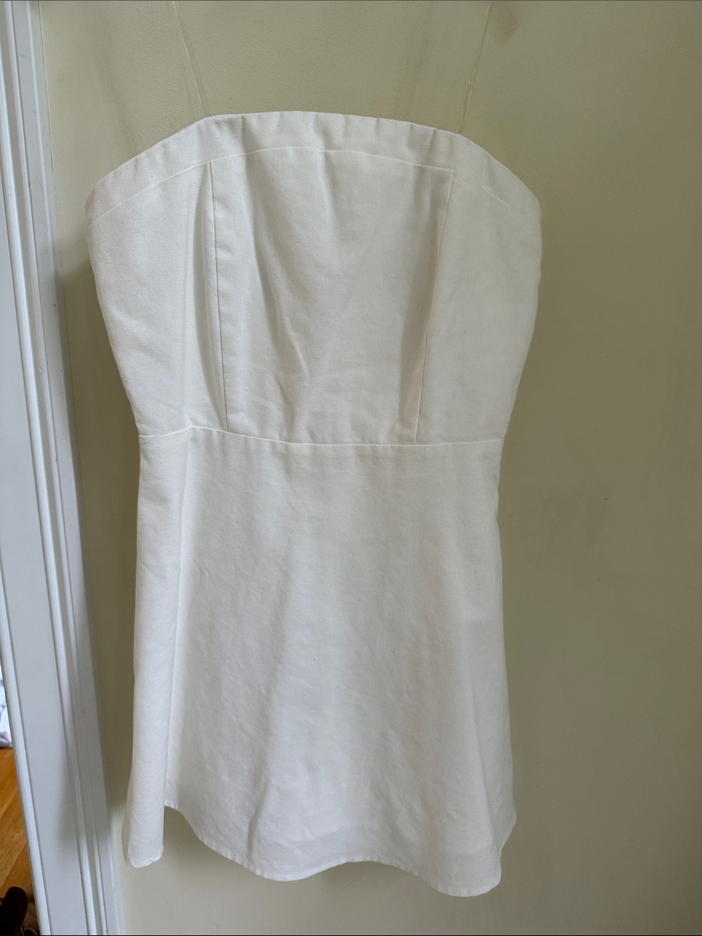 Altar'd State Strapless white dress